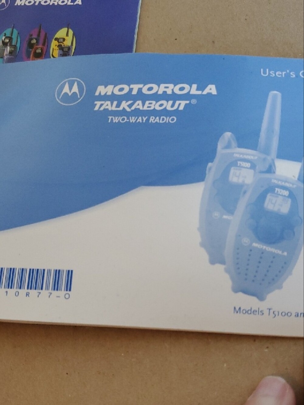 Motorola Red Talkabout T2800 Two-Way Radios Pair with Accessories - Picture 9 of 9